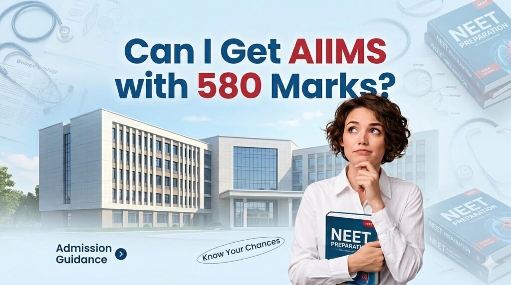 AIIMS with 580 marks