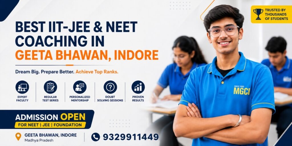 Best IIT-JEE & NEET Coaching in Geeta Bhawan Indore